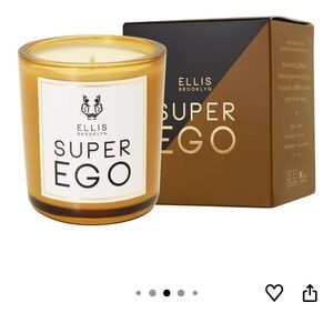 Ellis Brooklyn SUPEREGO Scented Candle, Soy Wax Blend Scented Candle 6.5oz